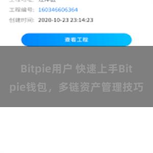 Bitpie用户 快速上手Bitpie钱包，多链资产管理技巧