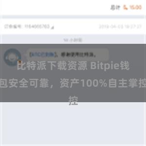 比特派下载资源 Bitpie钱包安全可靠，资产100%自主掌控