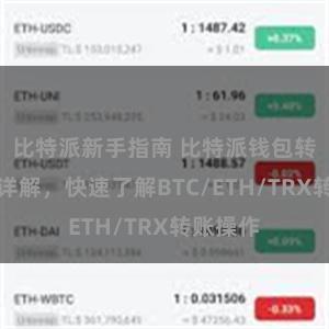 比特派新手指南 比特派钱包转账教程详解，快速了解BTC/ETH/TRX转账操作