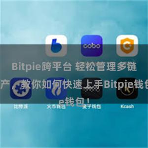 Bitpie跨平台 轻松管理多链资产，教你如何快速上手Bitpie钱包！