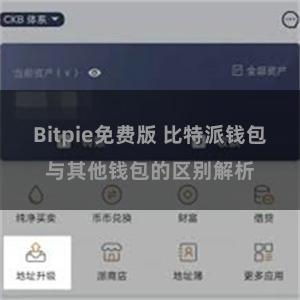 Bitpie免费版 比特派钱包与其他钱包的区别解析