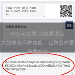 Bitpie免费 比特派钱包：强大的隐私保护功能，让您资产更安全