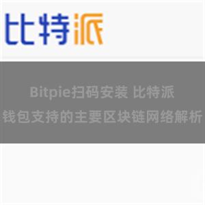 Bitpie扫码安装 比特派钱包支持的主要区块链网络解析