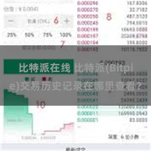 比特派在线 比特派(Bitpie)交易历史记录在哪里查看？