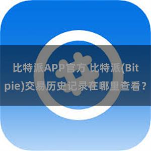 比特派APP官方 比特派(Bitpie)交易历史记录在哪里查看？