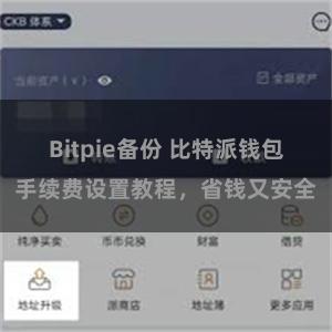 Bitpie备份 比特派钱包手续费设置教程，省钱又安全