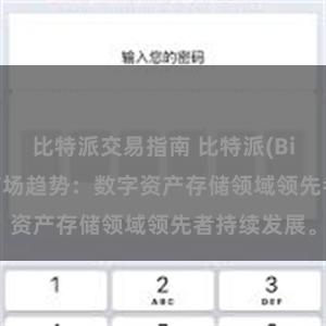 比特派交易指南 比特派(Bitpie)钱包市场趋势：数字资产存储领域领先者持续发展。