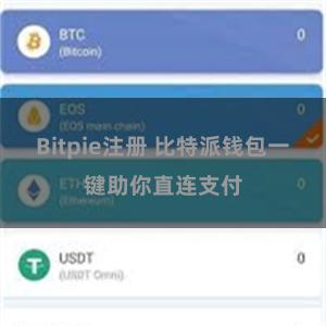 Bitpie注册 比特派钱包一键助你直连支付