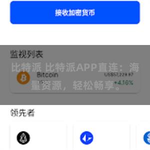 比特派 比特派APP直连：海量资源，轻松畅享。