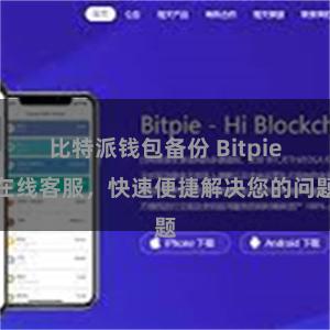 比特派钱包备份 Bitpie在线客服，快速便捷解决您的问题