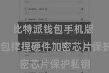 比特派钱包手机版  该钱包撑捏硬件加密芯片保护私钥