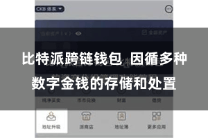 比特派跨链钱包  因循多种数字金钱的存储和处置