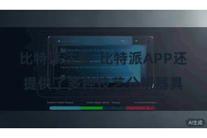比特派注册  比特派APP还提供了多种技艺分析器具