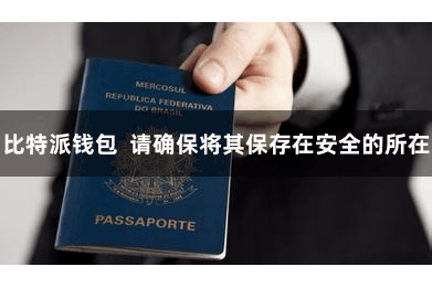 比特派钱包  请确保将其保存在安全的所在