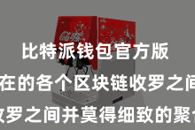 比特派钱包官方版  当今存在的各个区块链收罗之间并莫得细致的聚合机制